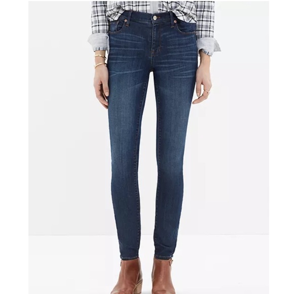 Madewell Denim - MADEWELL High Riser Skinny Jeans Atlantic Wash 27